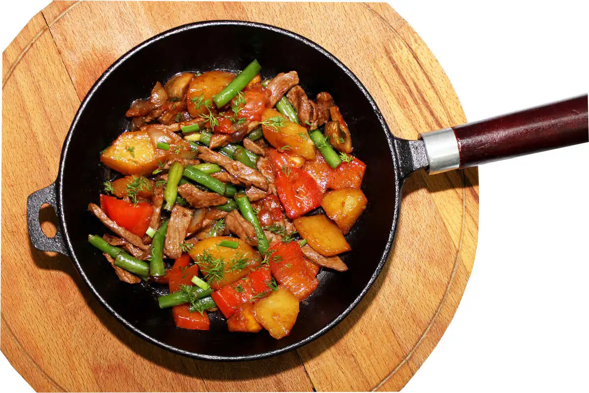 Сковородка с говядиной