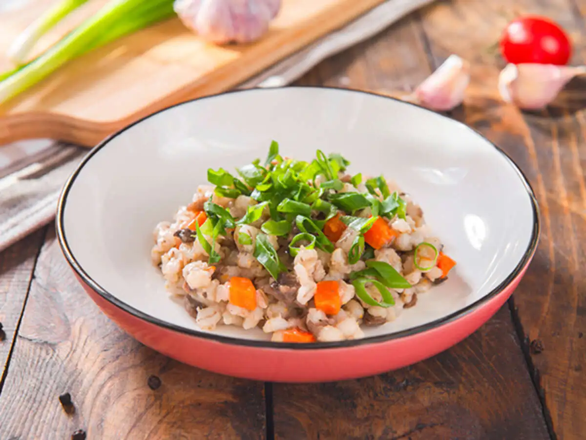 Перлотто с грибами