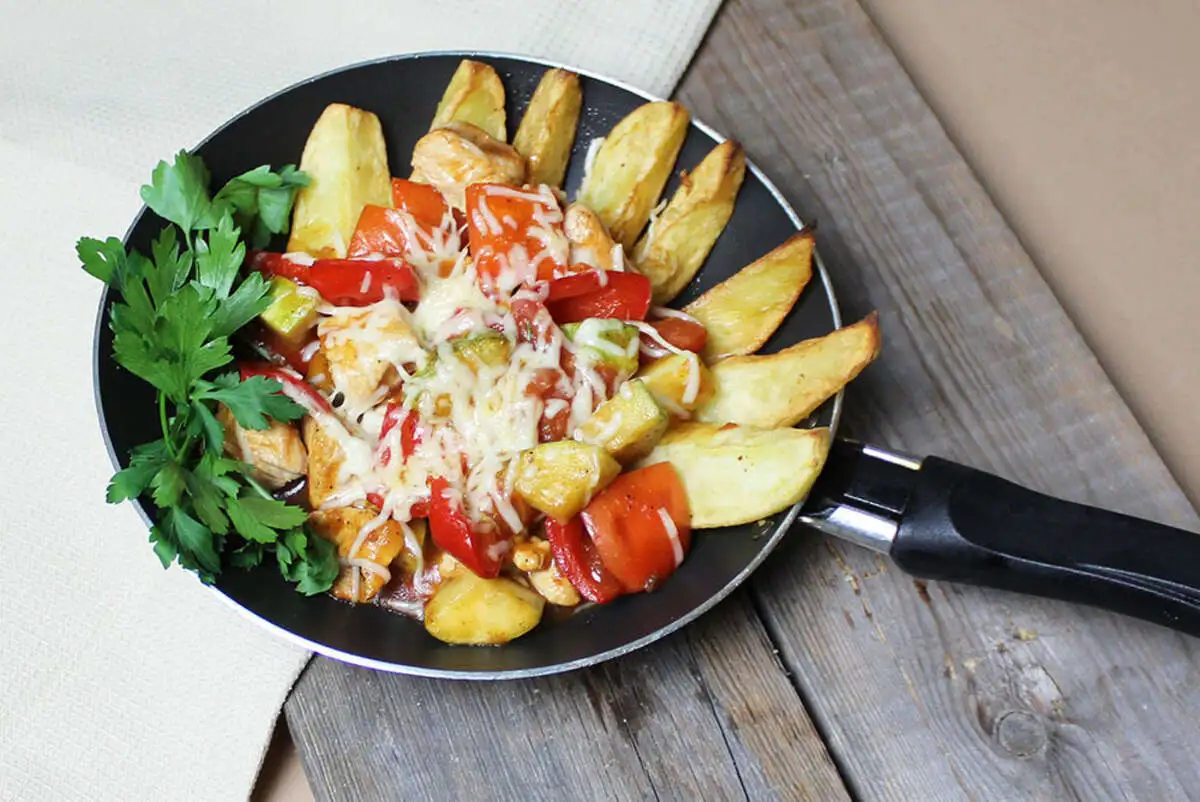 Сковородка с индейкой