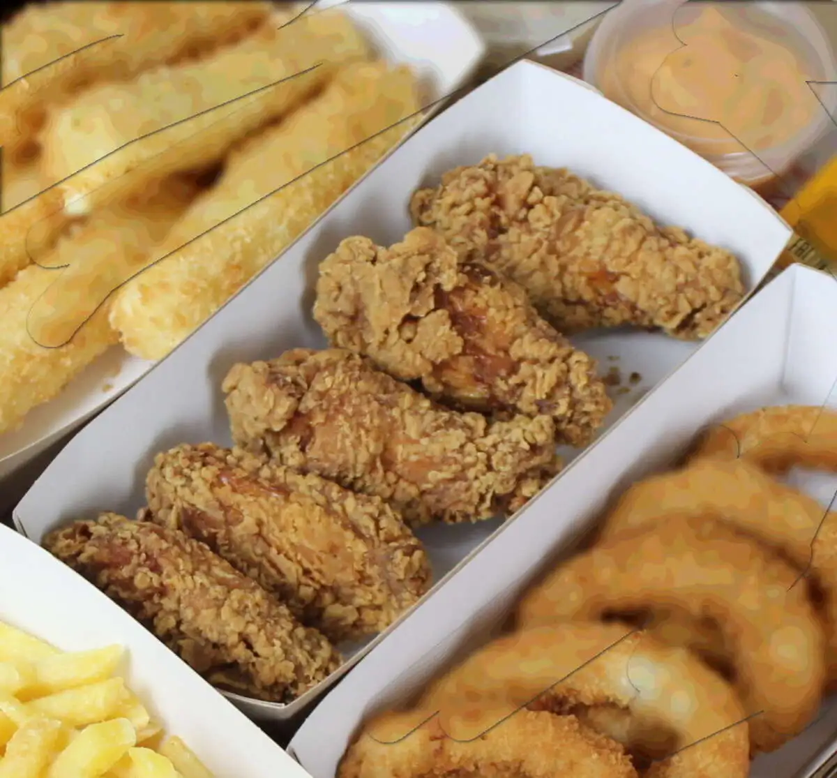 Куриные крылья острые