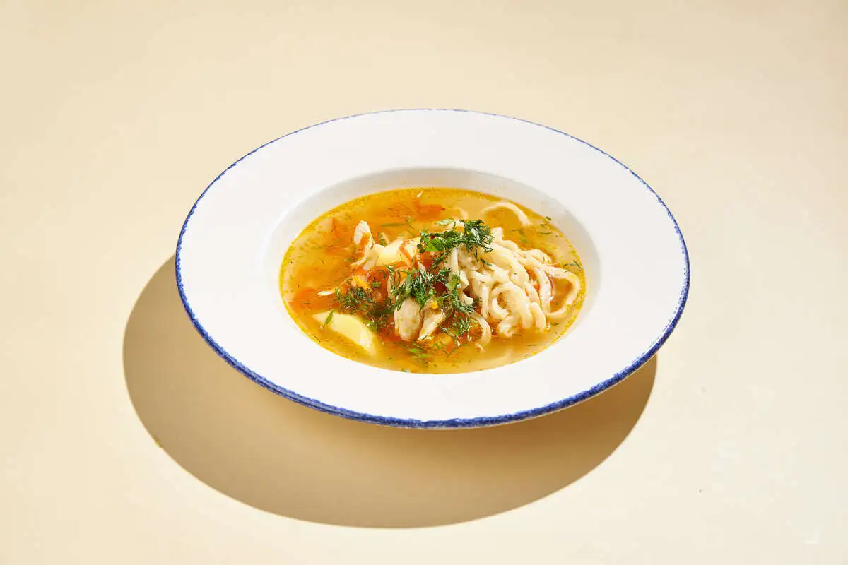 Суп-лапша с курицей