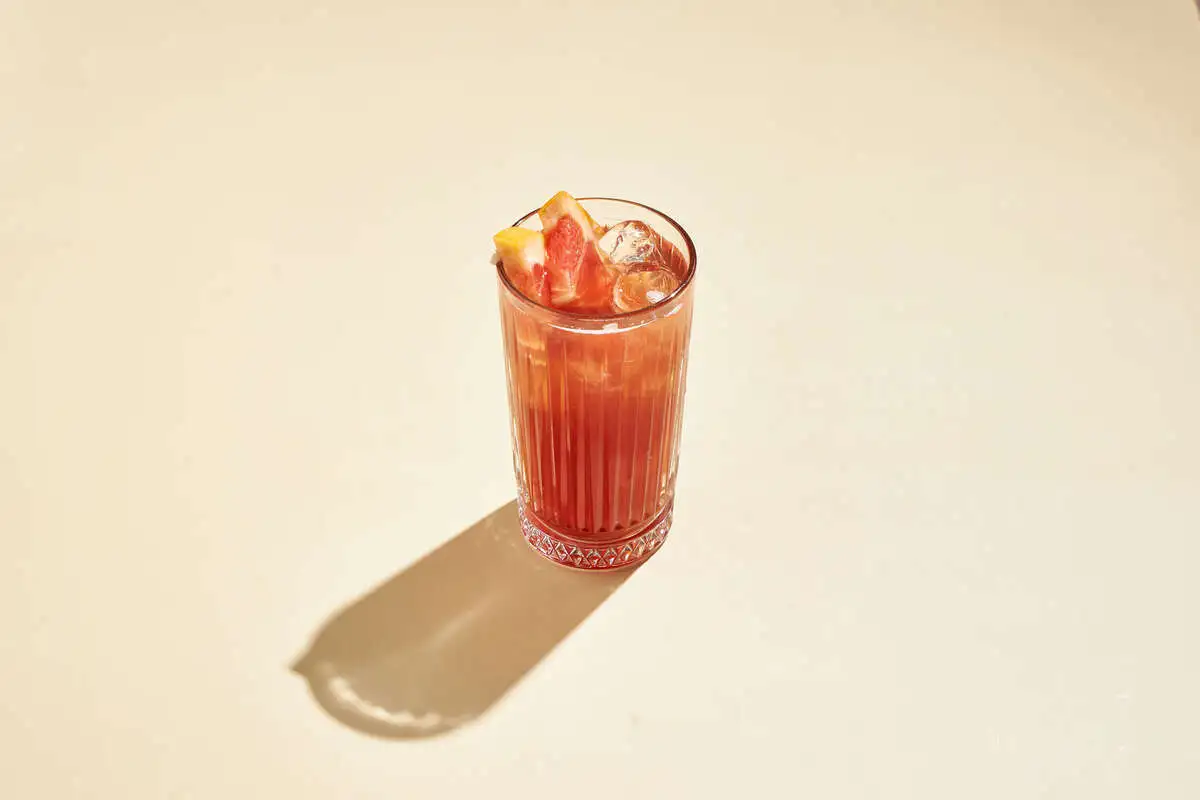 Лимонад грейпфрут-земляника