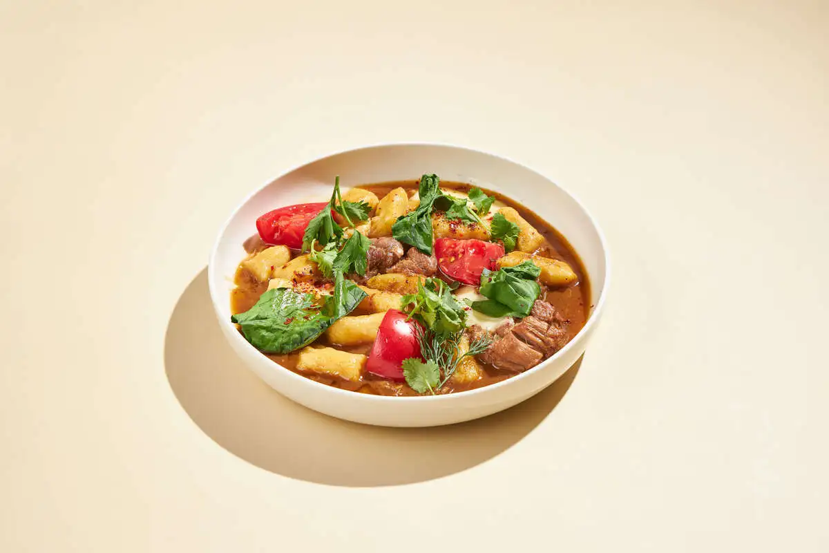 Ньокки с томленым ягненком