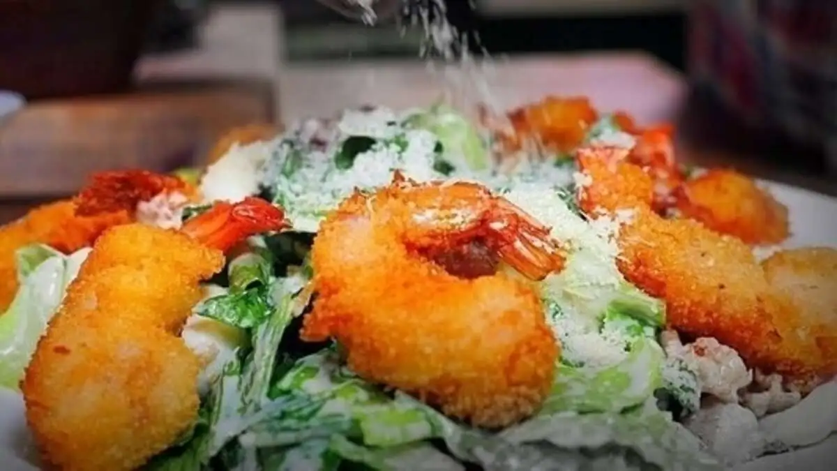 Салат с креветками 