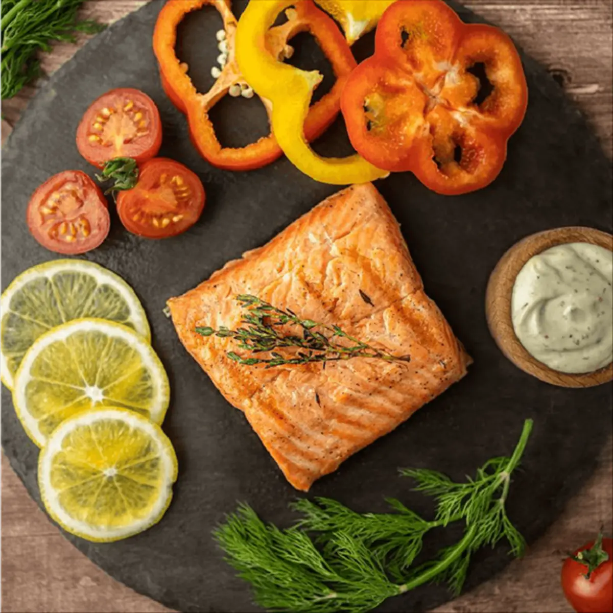 Стейк из форели