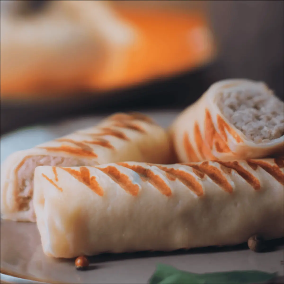 Блины с курицей