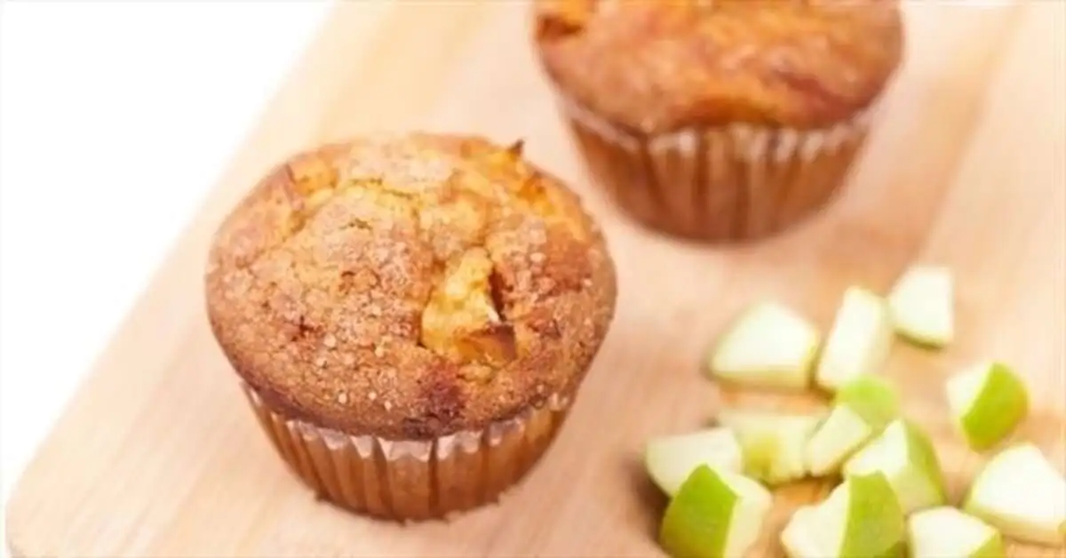 Кекс с яблоками