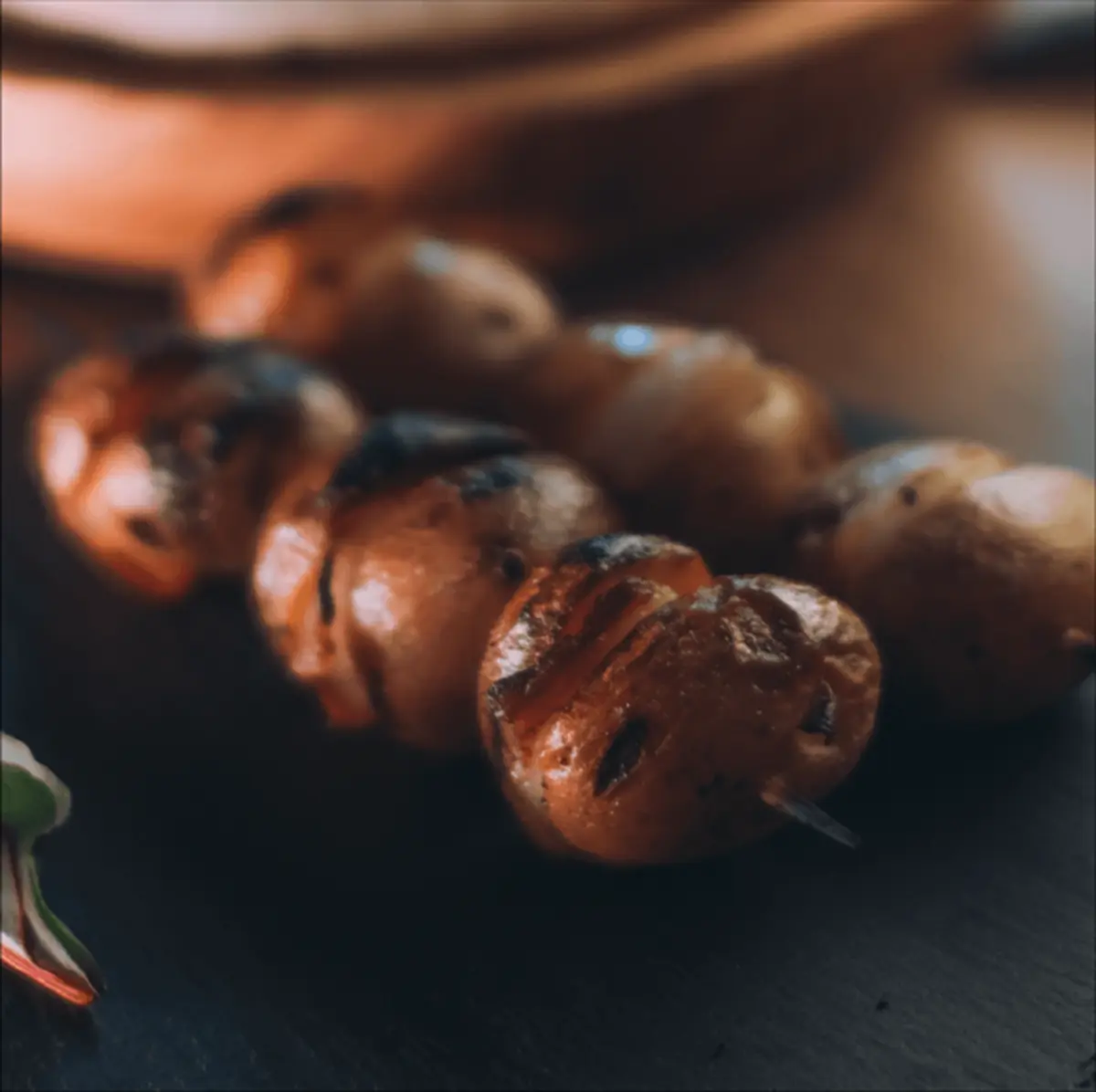 Бэби-картофель с беконом