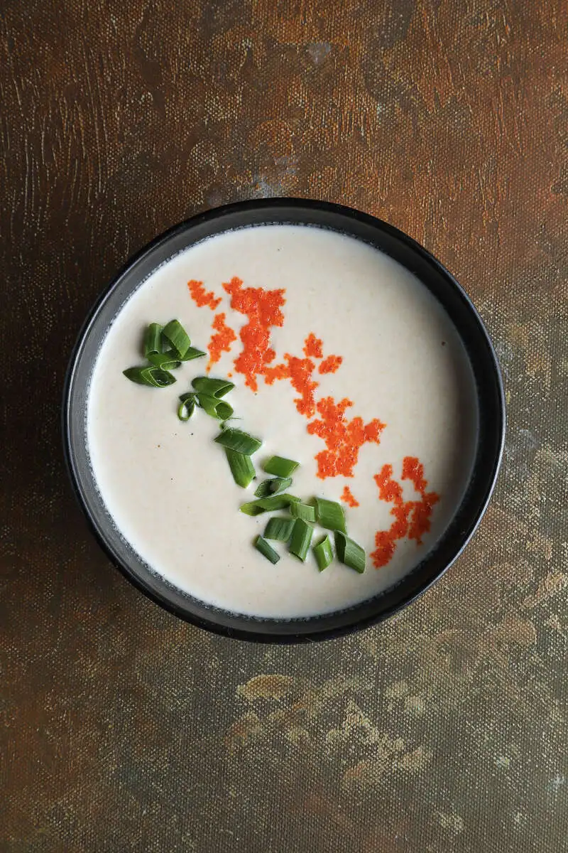  Крем суп из лосося 