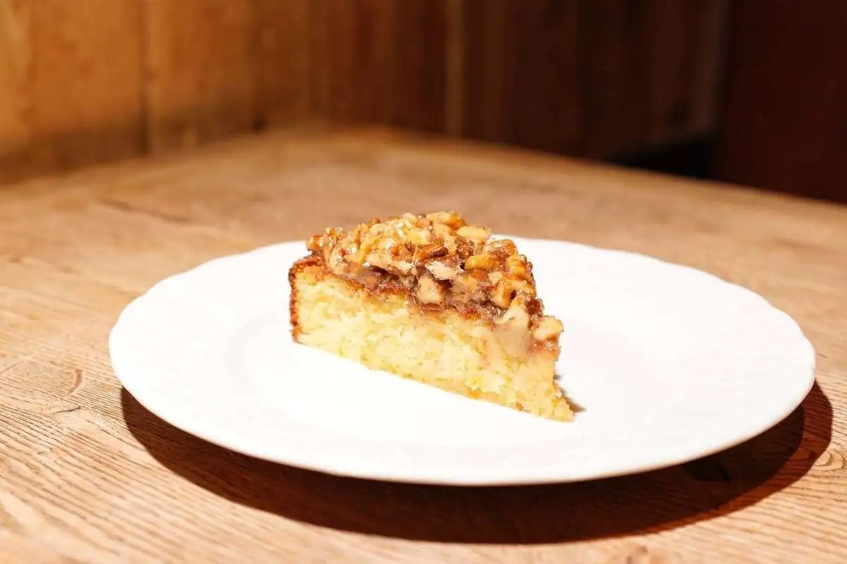 Апельсиновый пирог с грецким орехом 