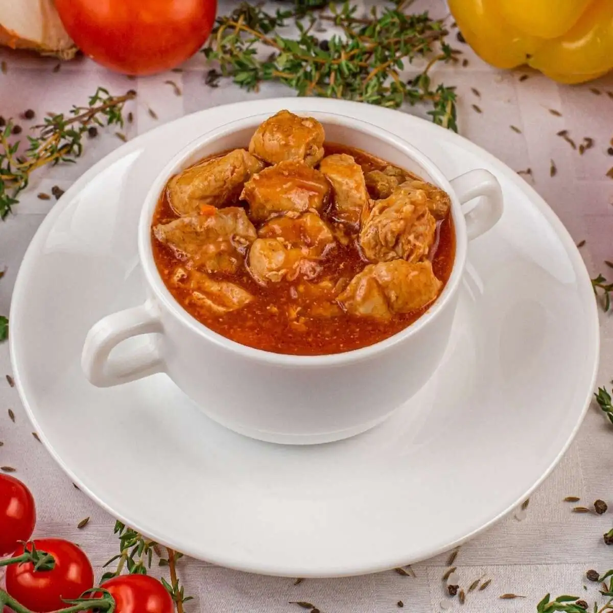 Гуляш из свинины