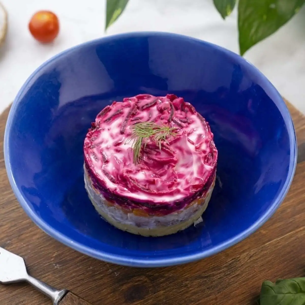 Салат сельдь под шубой