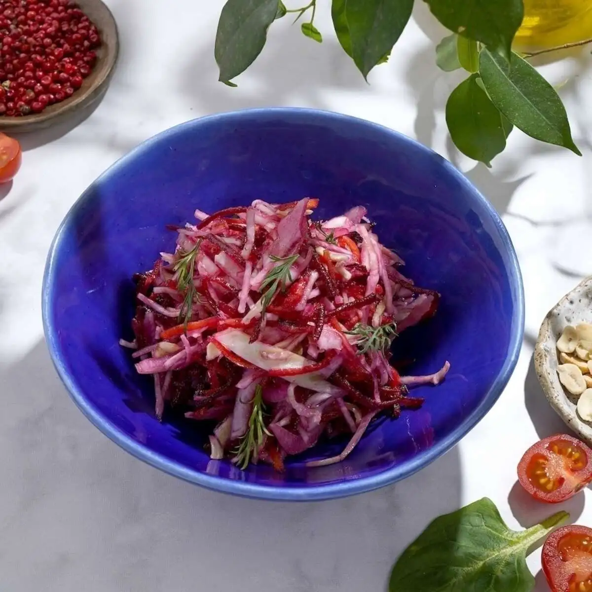 Салат из капусты со свеклой