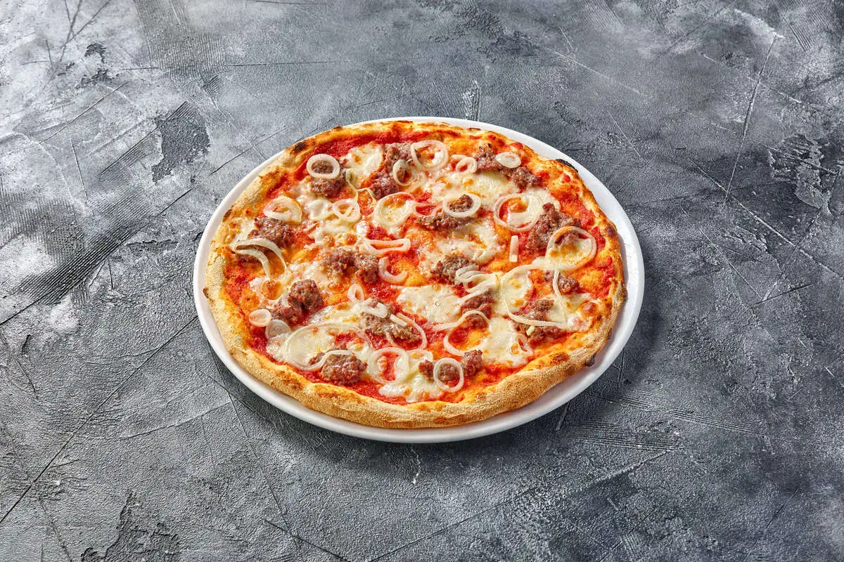 Пицца  С мясным фаршем 