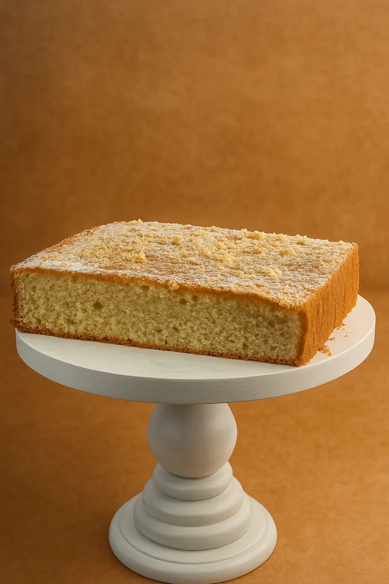 Пирог бисквитный с заварным кремом (600 гр)