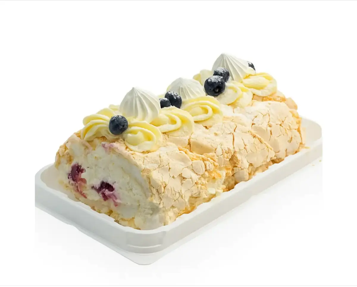 Рулет меренговый с малиной (730 гр)