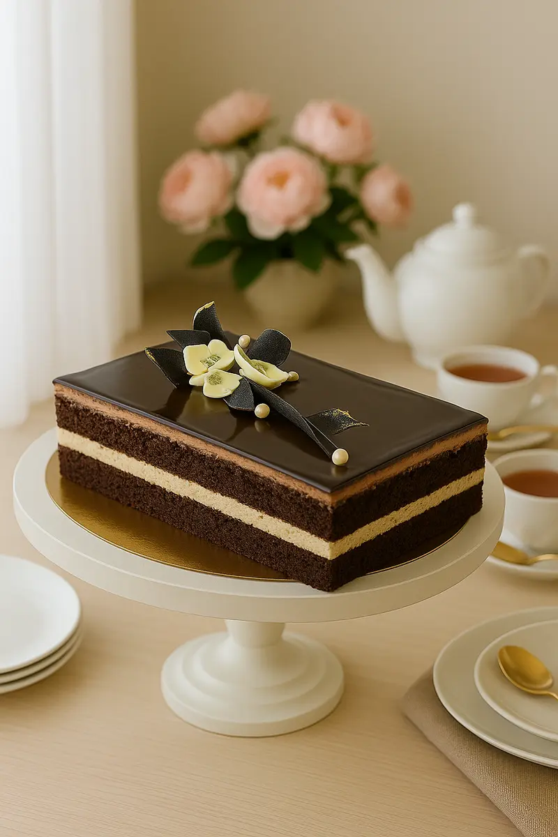 Торт Шоколадный пломбир с цветами 1,540 кг