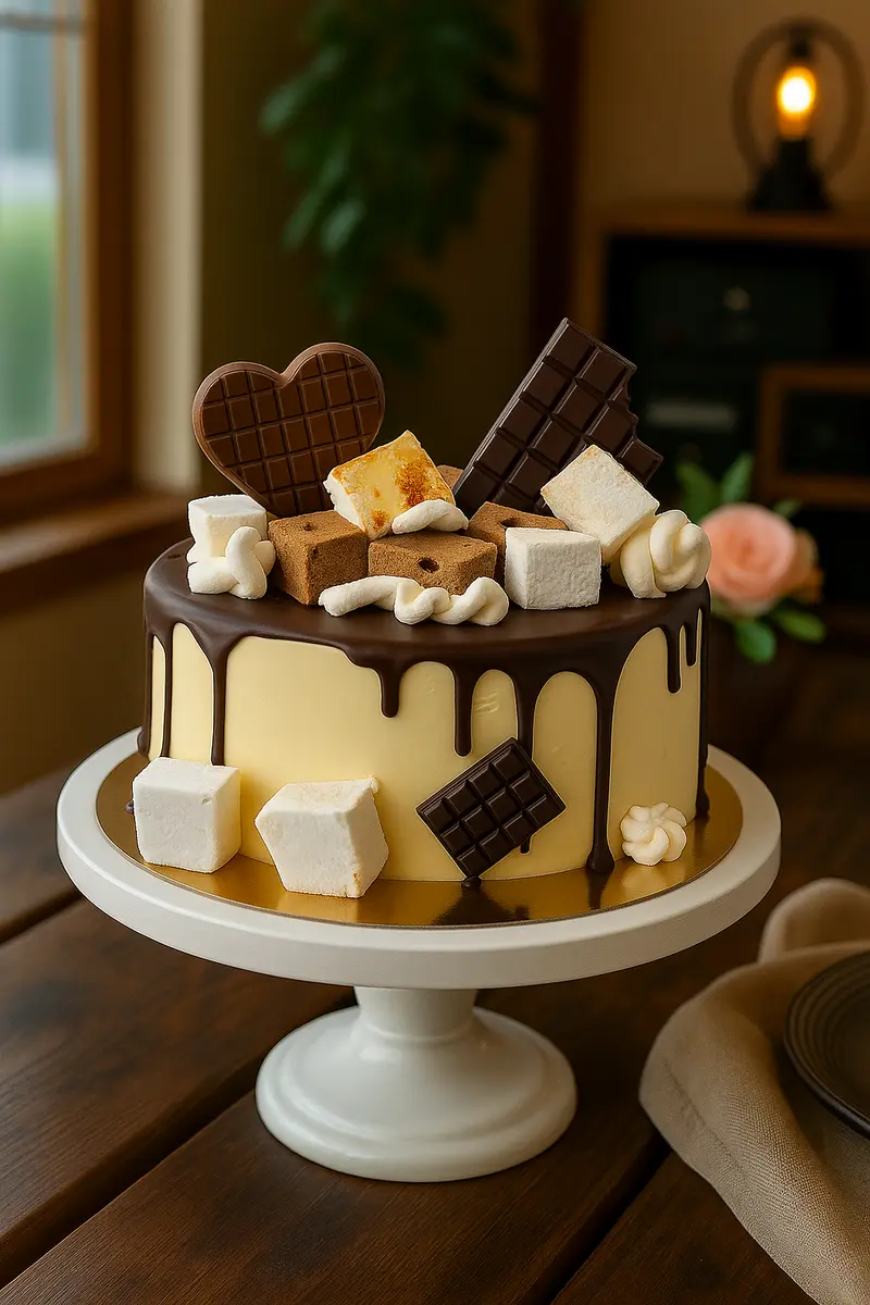 Торт Milka с маршмеллоу медовый 1,770 кг