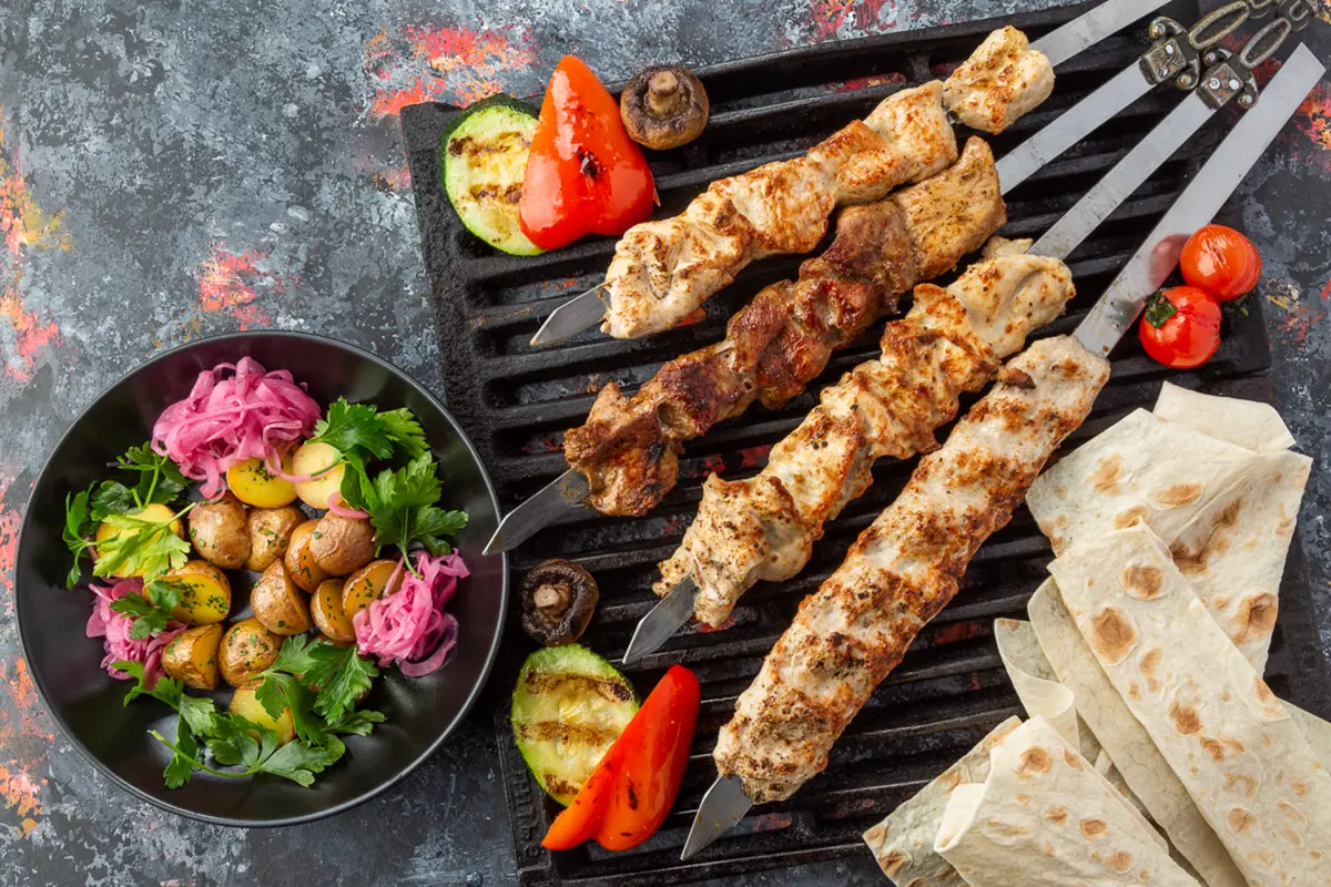 Ассорти с мангала новое