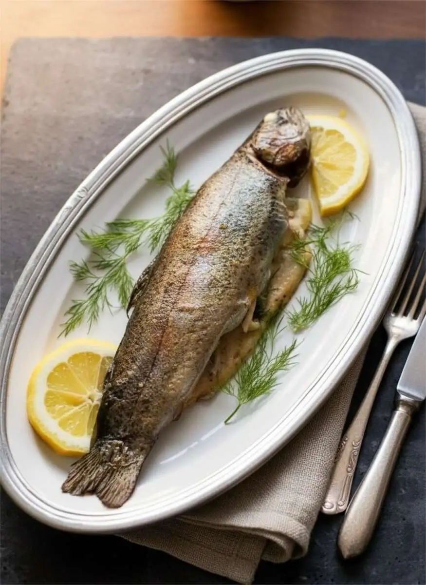 Форель на гриле