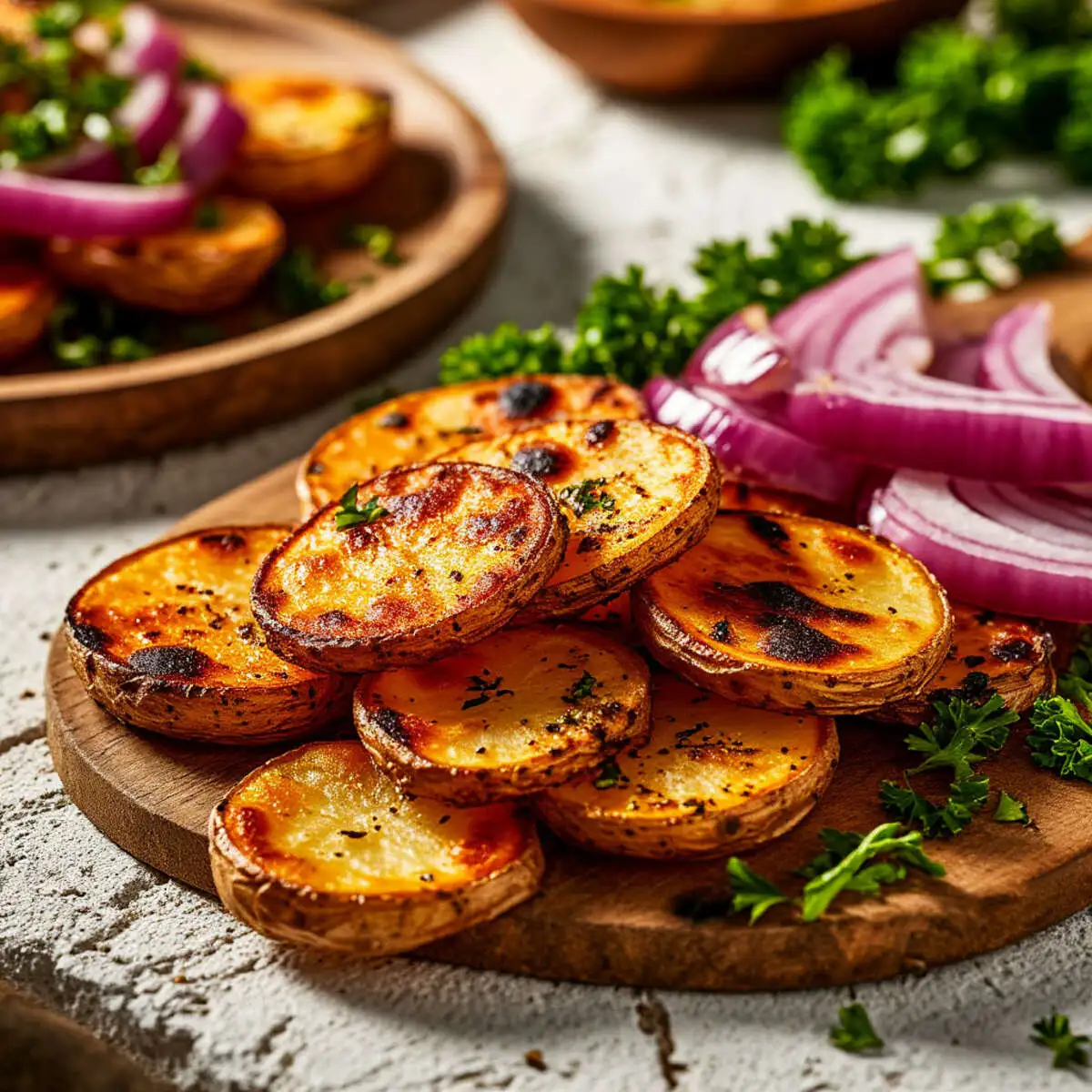 Картофель на мангале