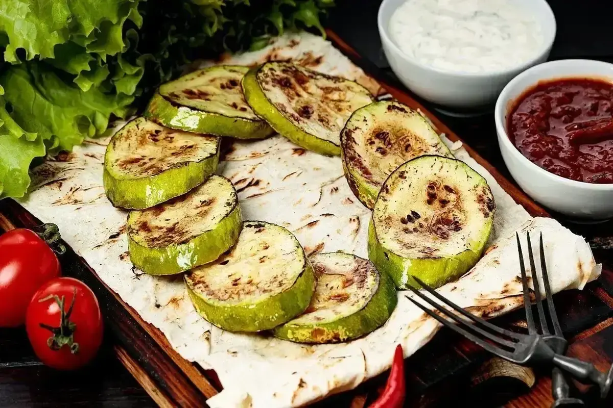 Цукини на углях