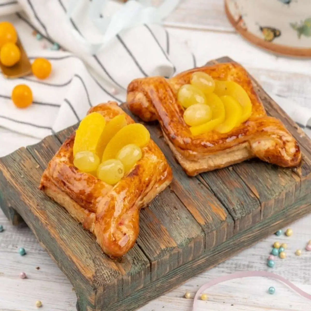 Слойка с фруктами