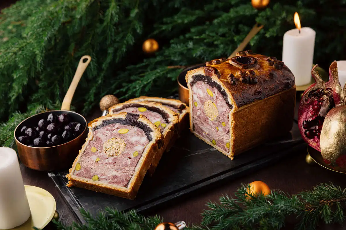 Новогодний пирог pate en croute
