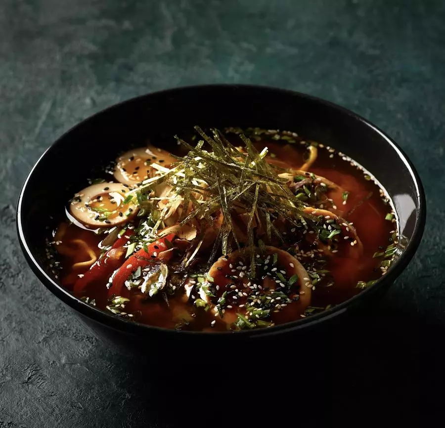 Мисо рамен с курицей