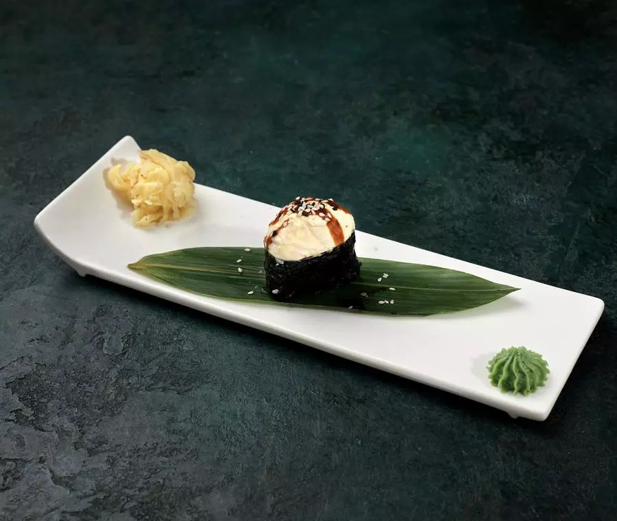 Запеченный гункан краб