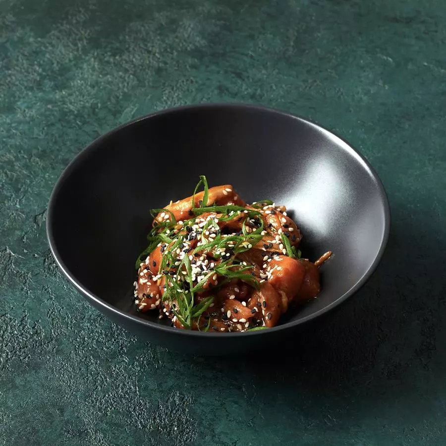 Маринованный лосось с дайконом