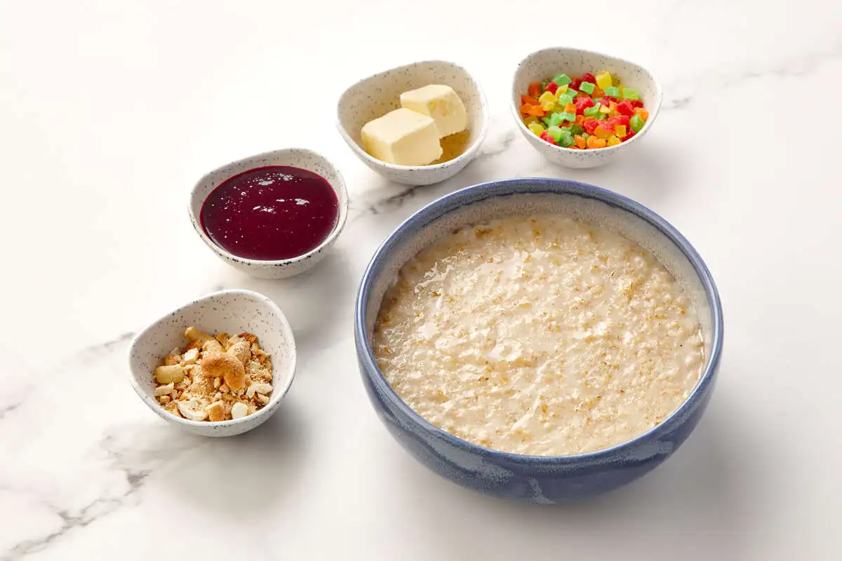 Каша овсяная на молоке