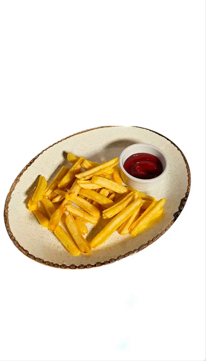 Картофель фри с кетчупом