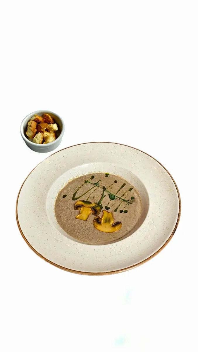 Крем суп грибной