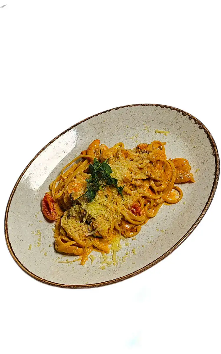 Лингвини с морепродуктами