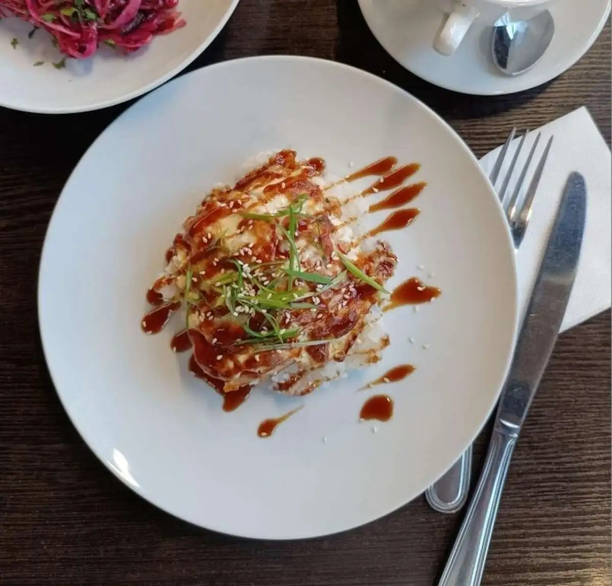 Горбуша с овощами