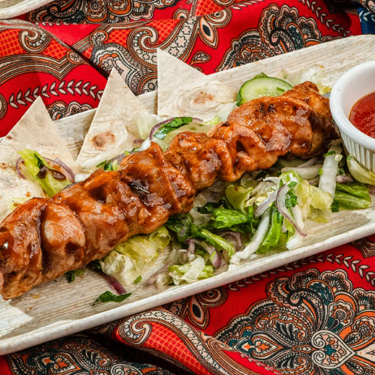 Шашлычок из куриного бедра