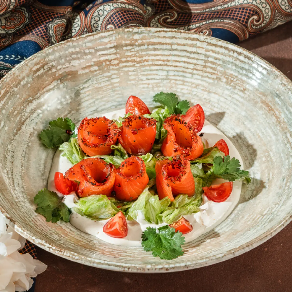 Салат с кижучем