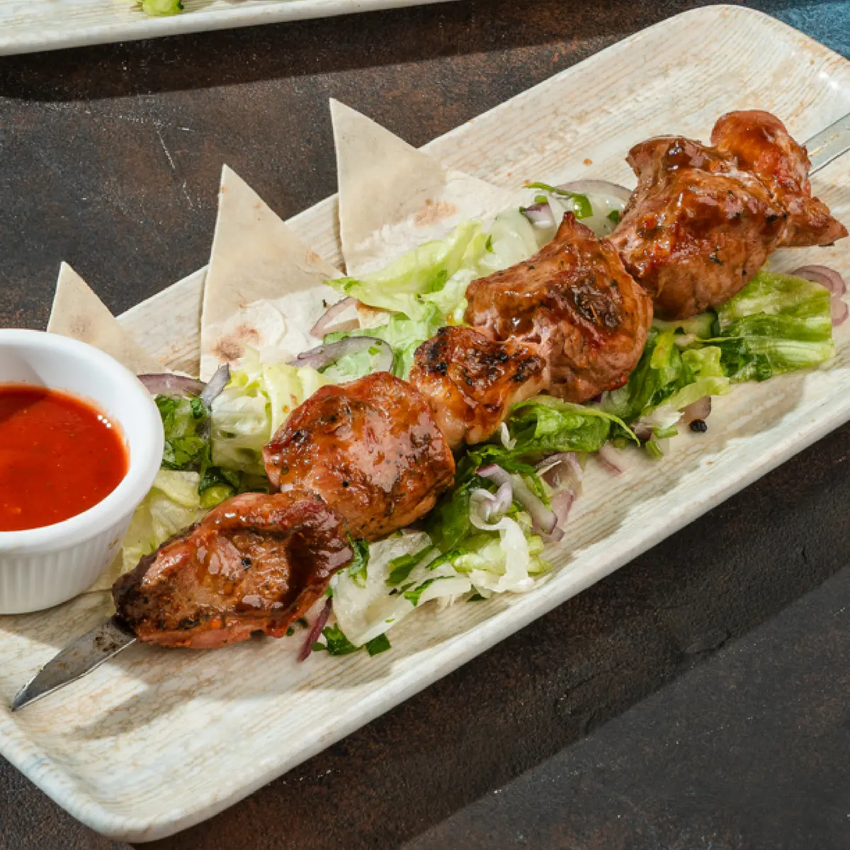 Шашлык из мякоти баранины