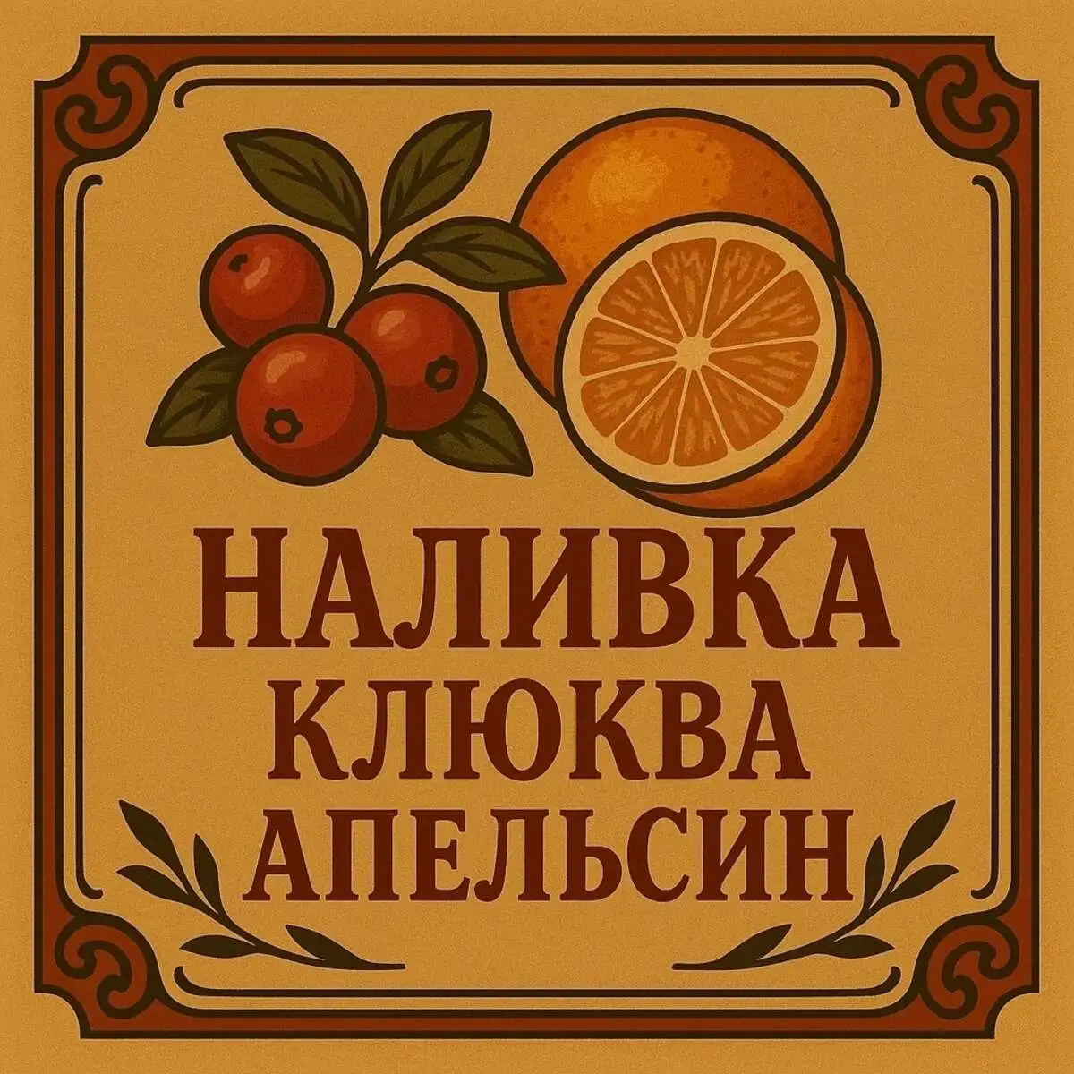 Наливка Клюквенная