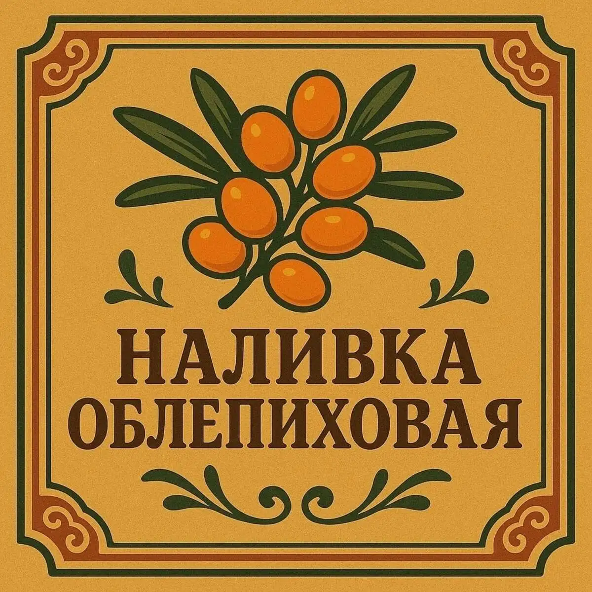 Наливка Облепиховая