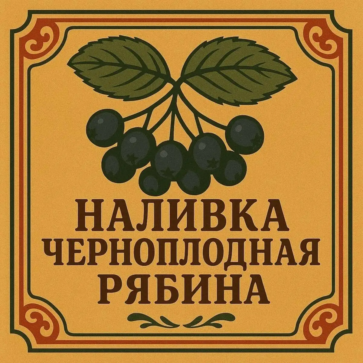 Наливка Черноплодная рябина