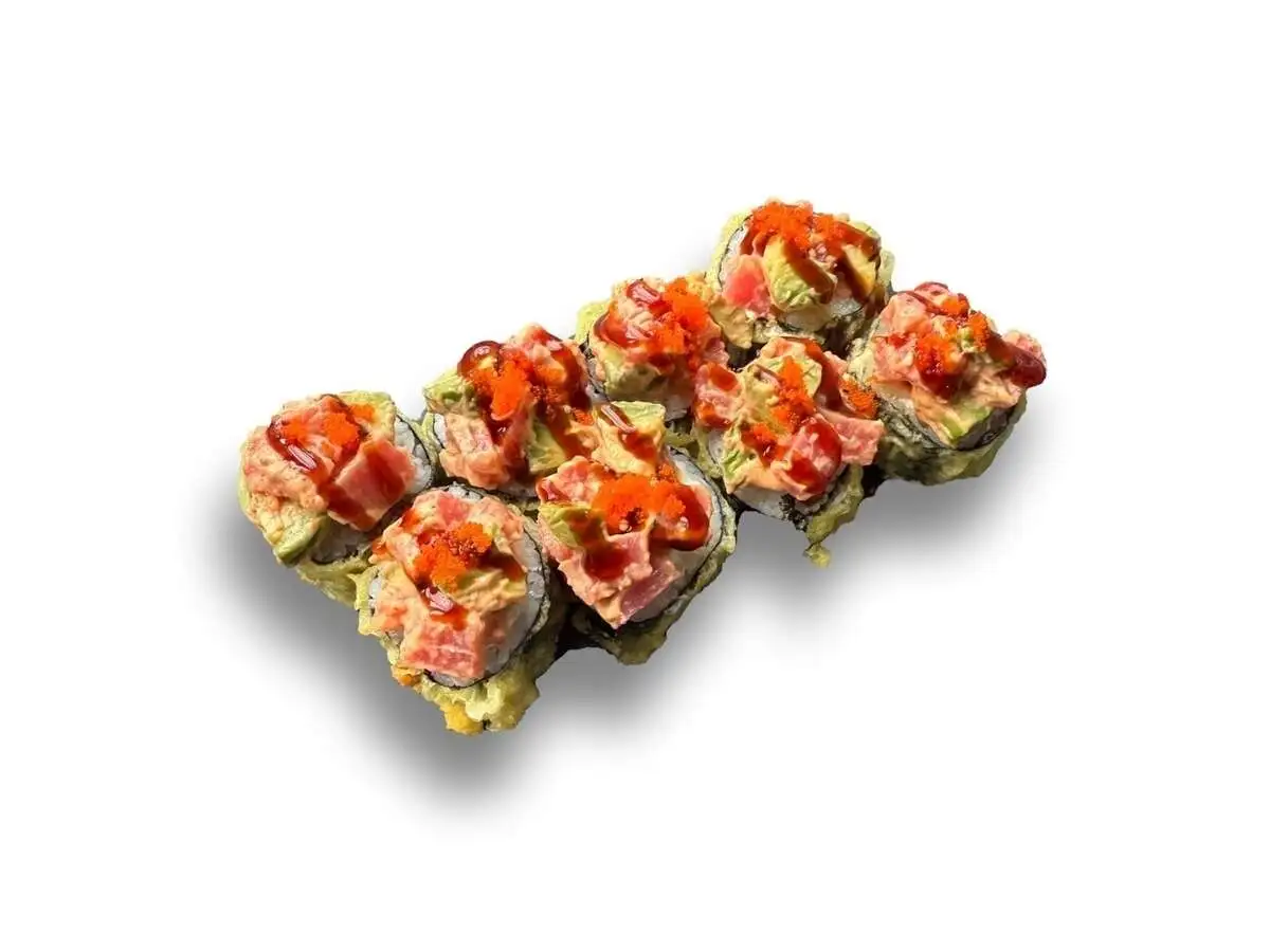 Горячий ролл тартар тунец