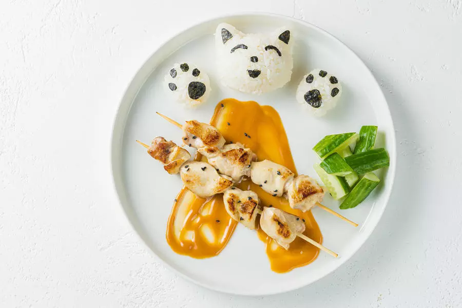 Куриный шашлычок с рисом