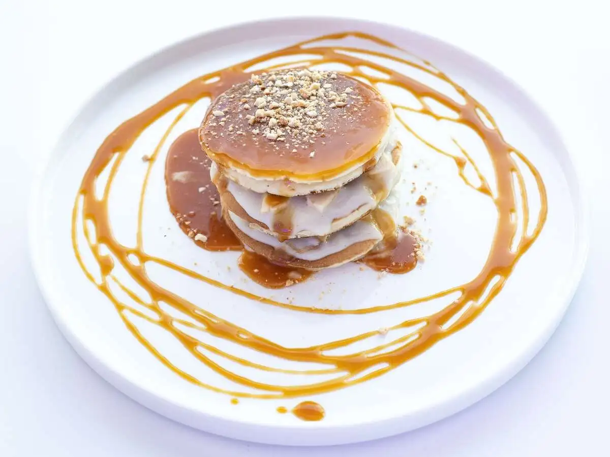 Панкейки с солёной карамелью