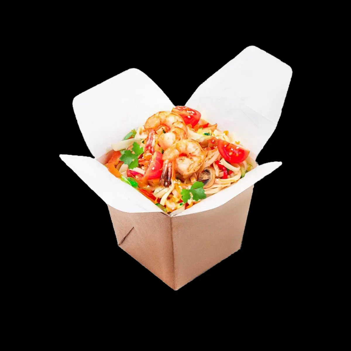 Удон том ям с креветкой