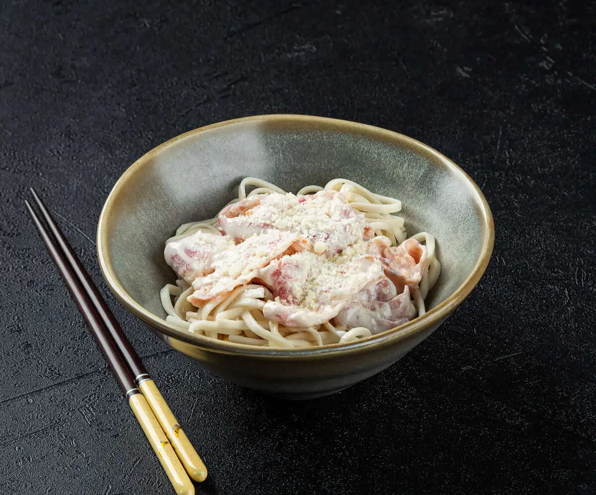 Удон Карбонара