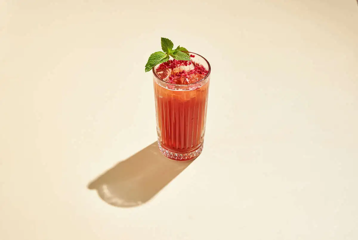 Лимонад малина-гранат	