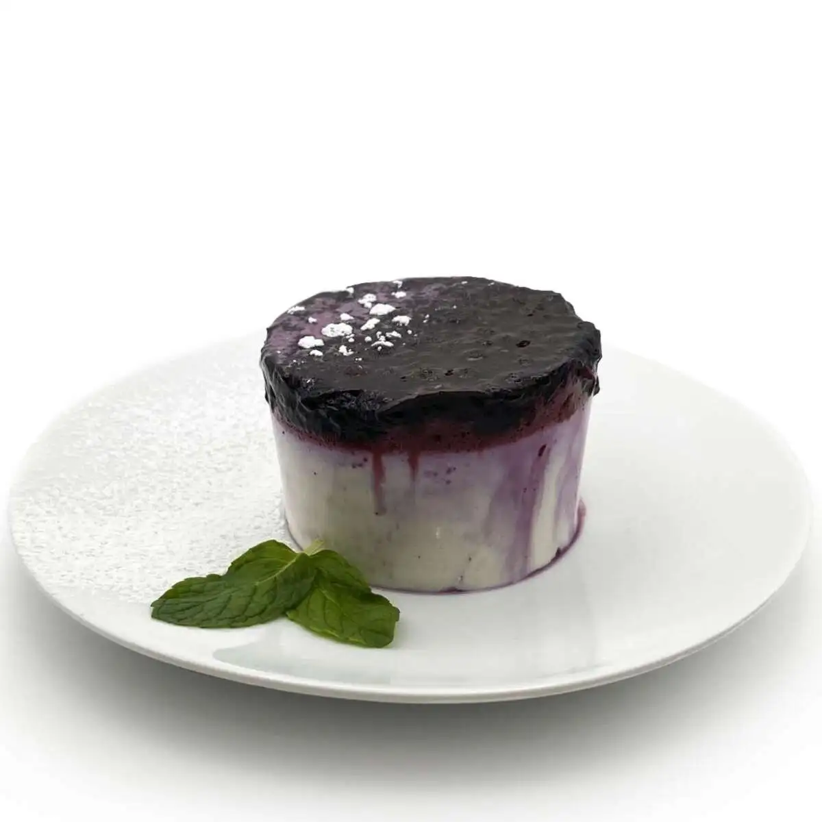 Панакота с черникой