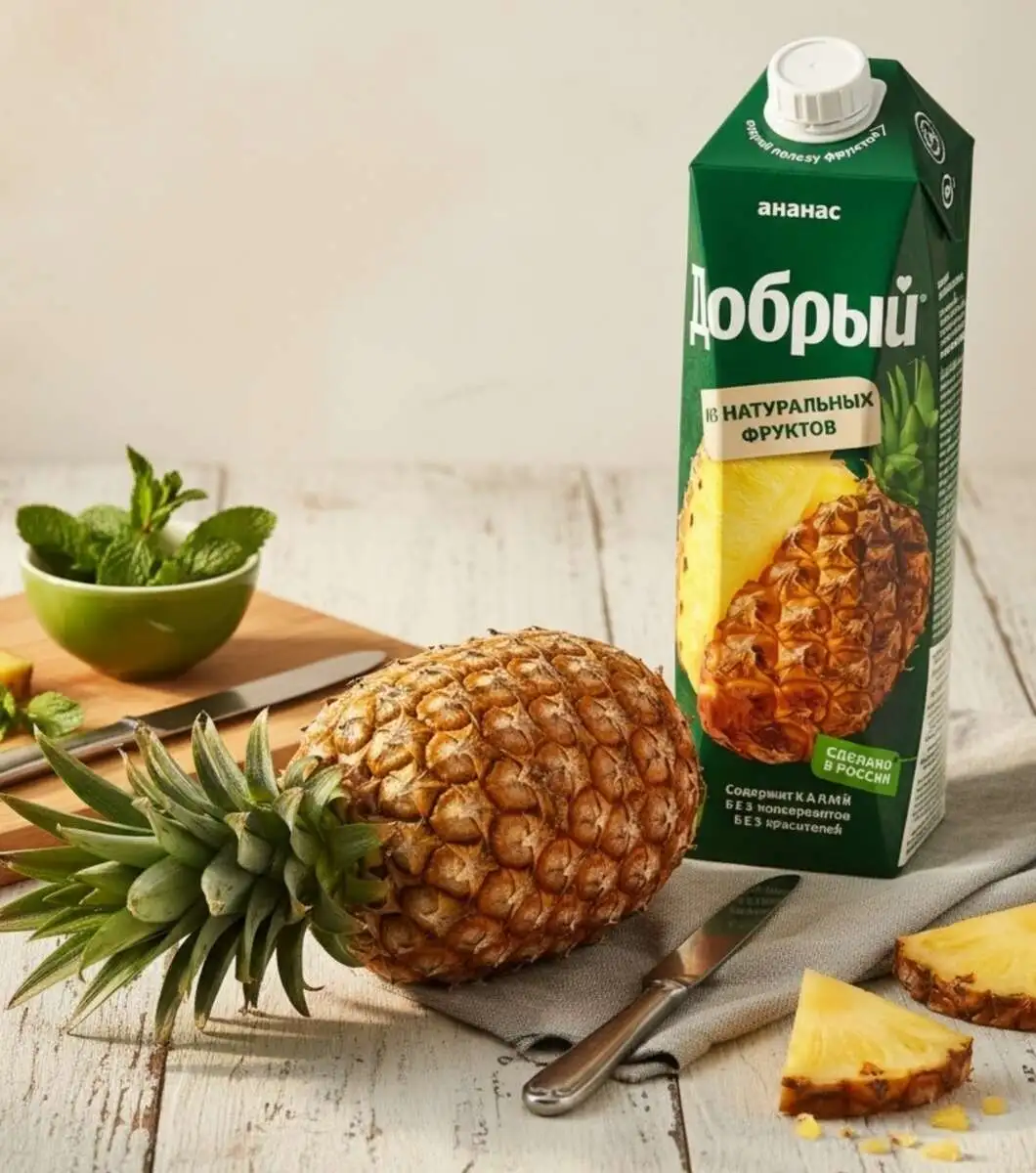 Сок Ананас 1 л.